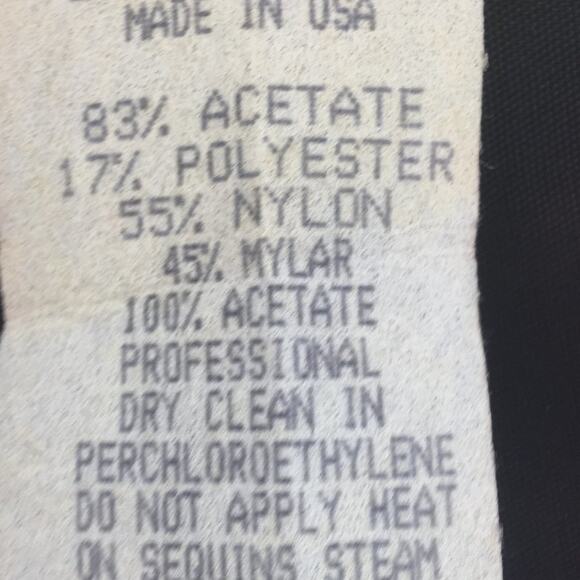 L.A. Glo Black and Gold Sequence Strapless Evening Dress with Bow Size 7B - Picture 10 of 12